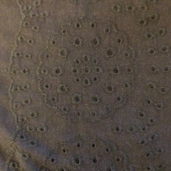 ZARA trf collection navy blue embroidered dress style romper - Picture 5 of 5